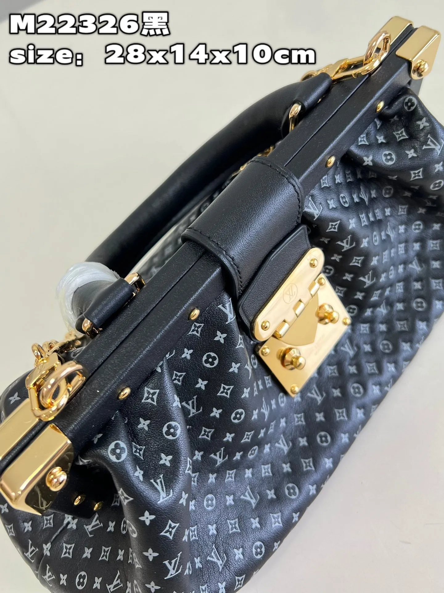 LB796 Monogram Clutch / HIGHEST QUALITY VERSION / 11 x 5.5 x 3.9 inches