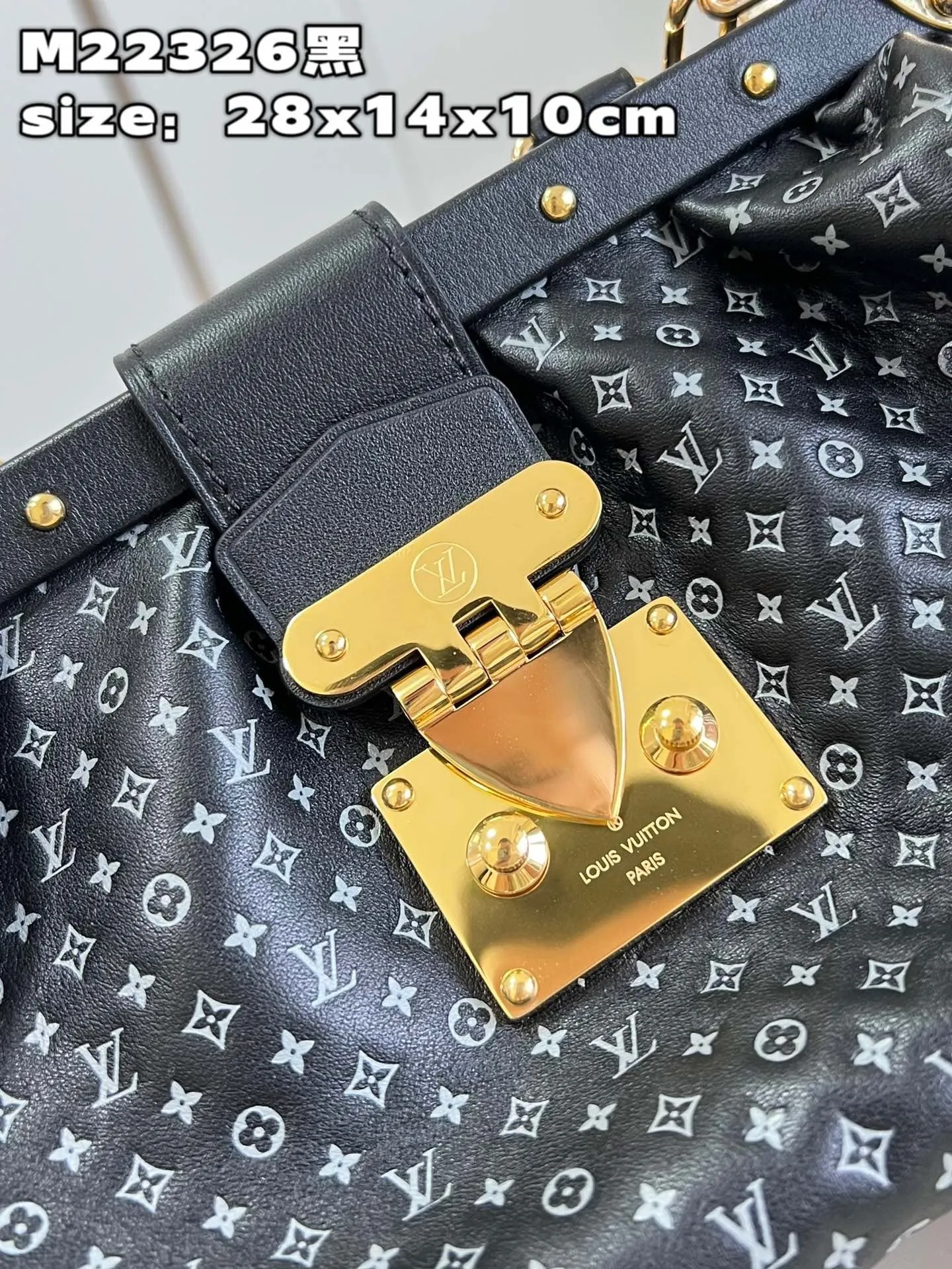 LB796 Monogram Clutch / HIGHEST QUALITY VERSION / 11 x 5.5 x 3.9 inches