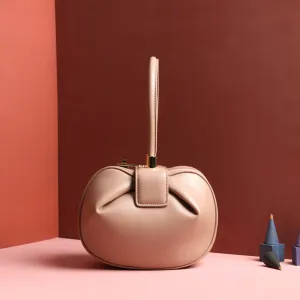 Leather Fashionable Dumpling Handbag - GlamzLife