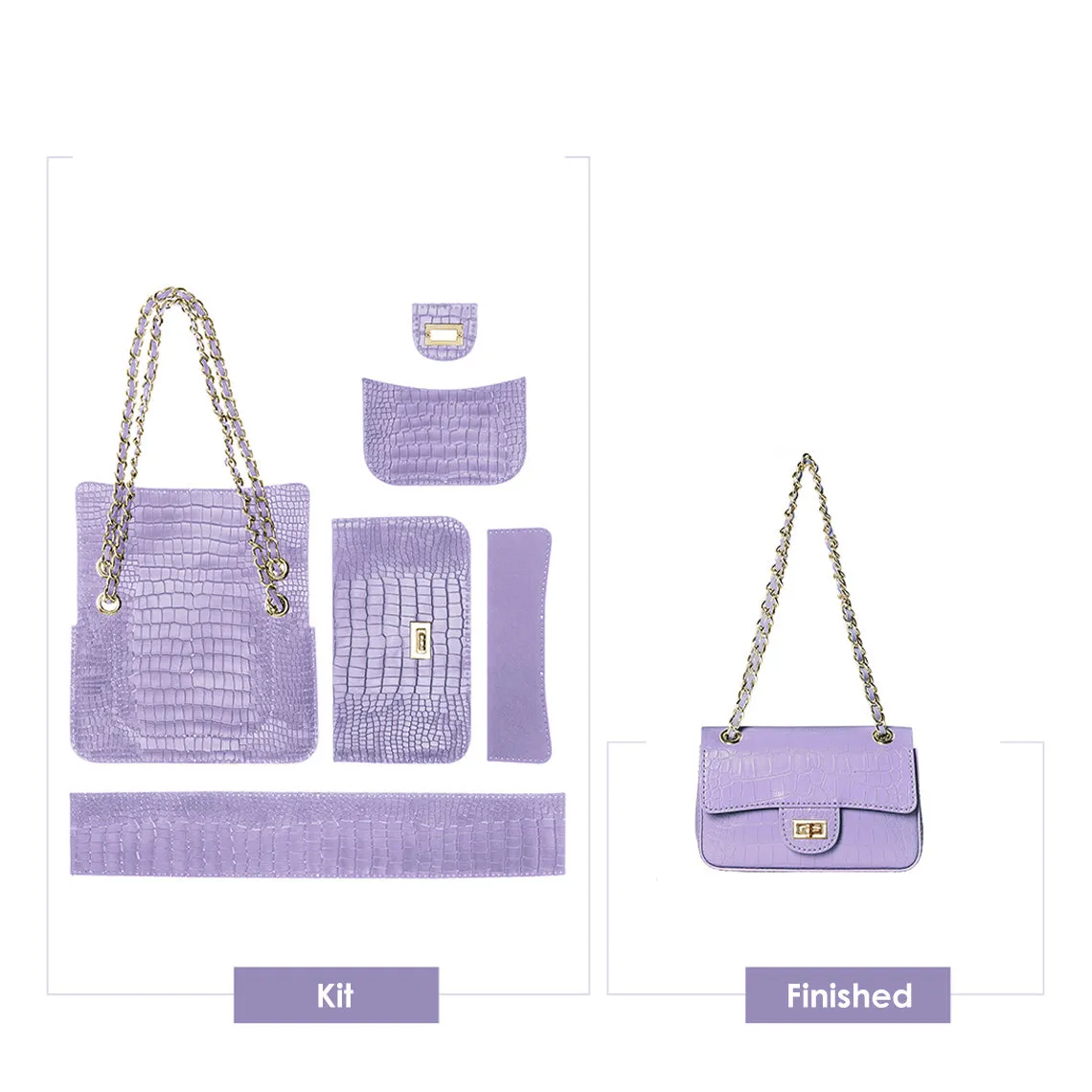 Leather Small Chain Bag DIY Kit