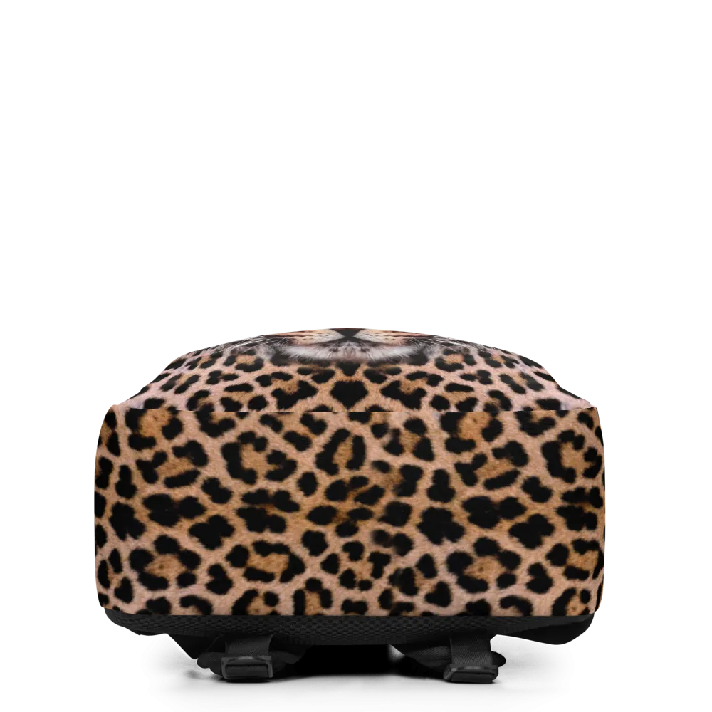 Leopard Face Minimalist Backpack