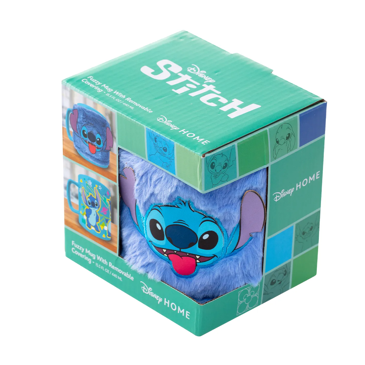 Lilo & Stitch (Stitch Face) 15.5oz/450ml Fuzzy Mug