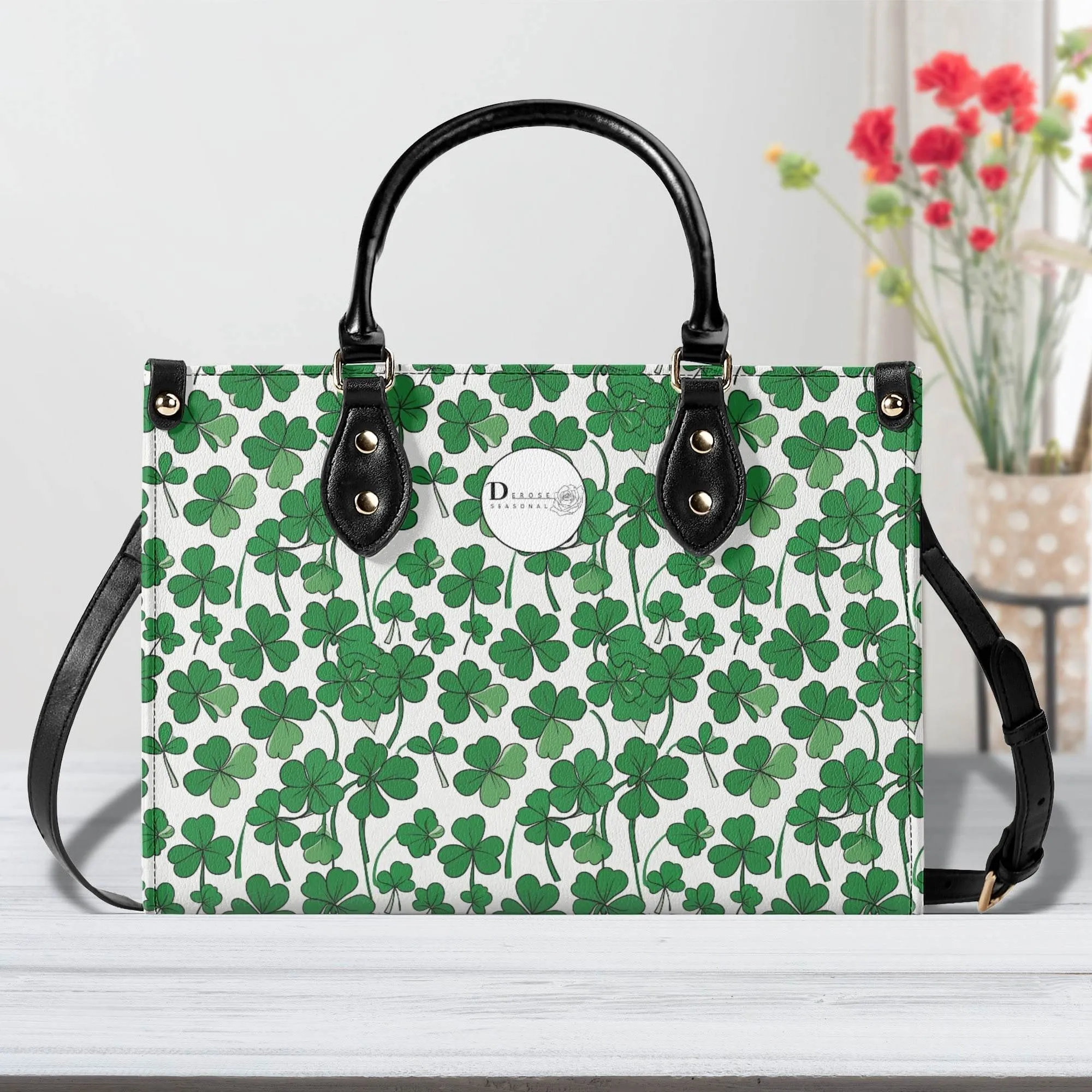 Little Clover Luxury Women Leather Handbag (3 sizes)