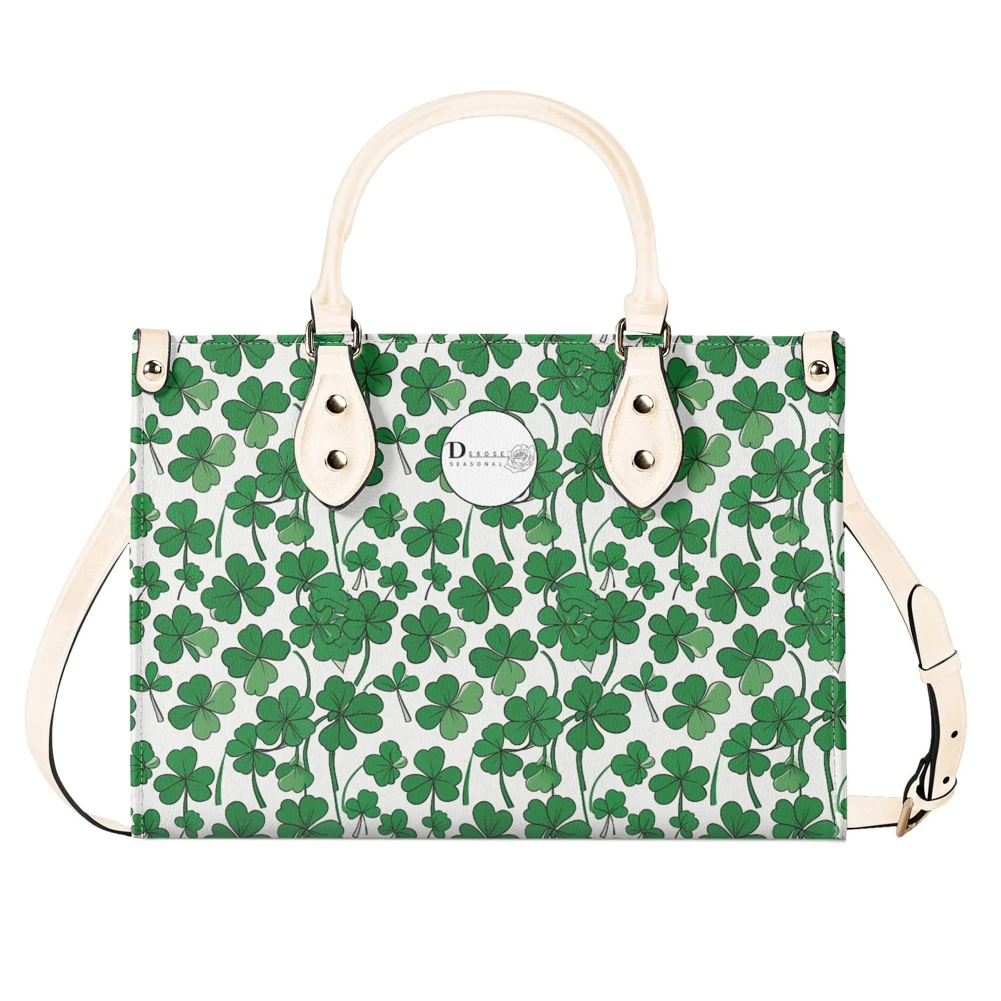 Little Clover Luxury Women Leather Handbag (3 sizes)