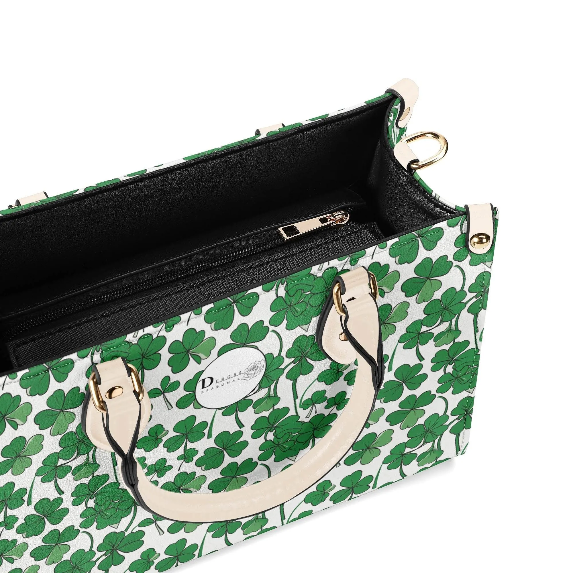 Little Clover Luxury Women Leather Handbag (3 sizes)