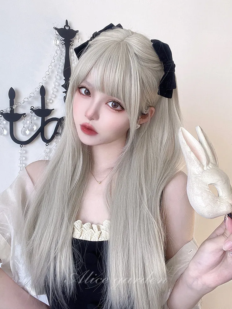 Lolita Silver Dolly Long Wig