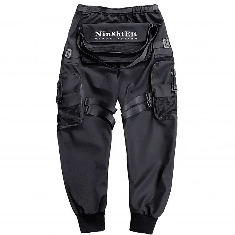 Loose Multi Pocket Paratrooper Pants Functional Style