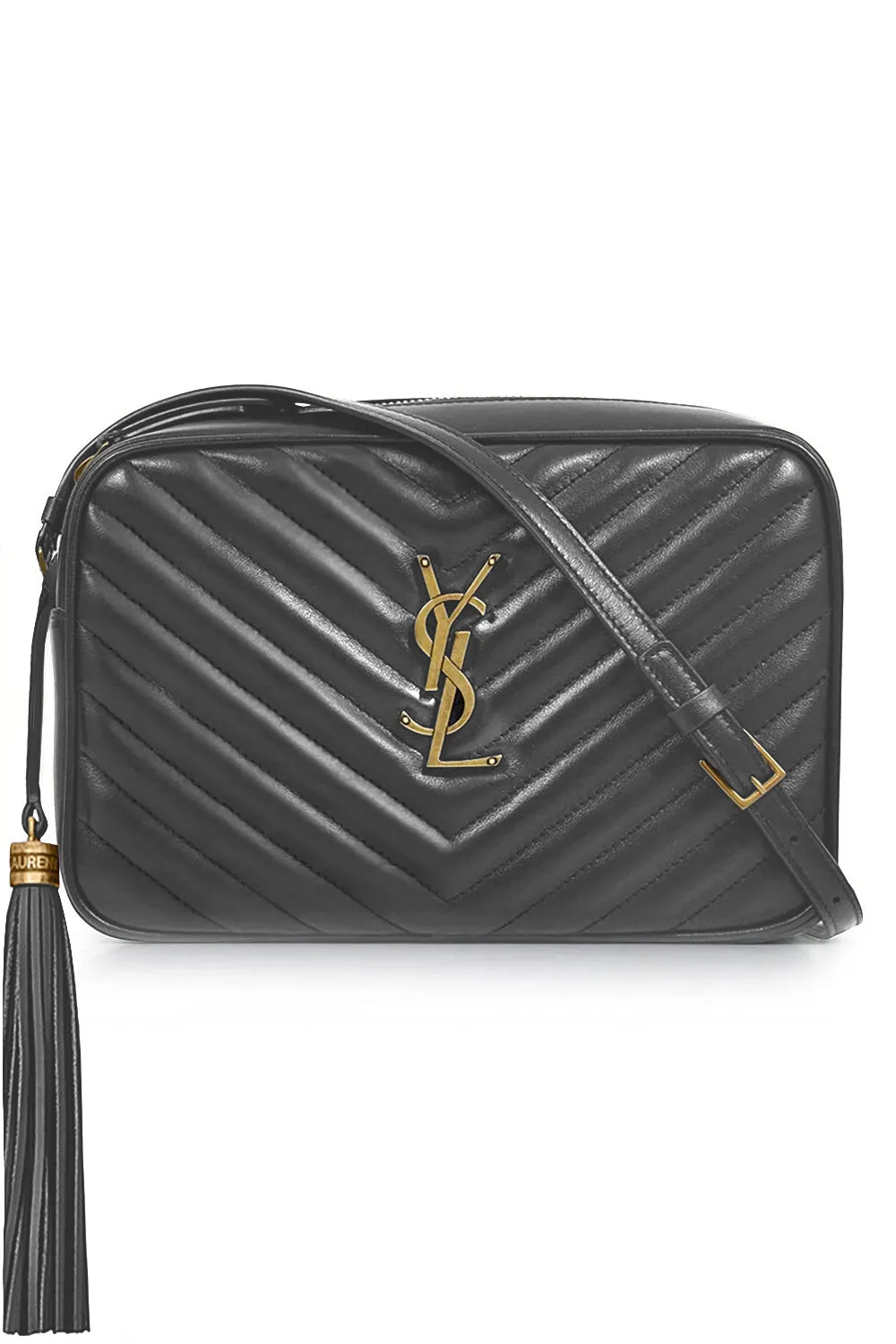 LOU QUILTED CAMERA BAG | STORM/GOLD