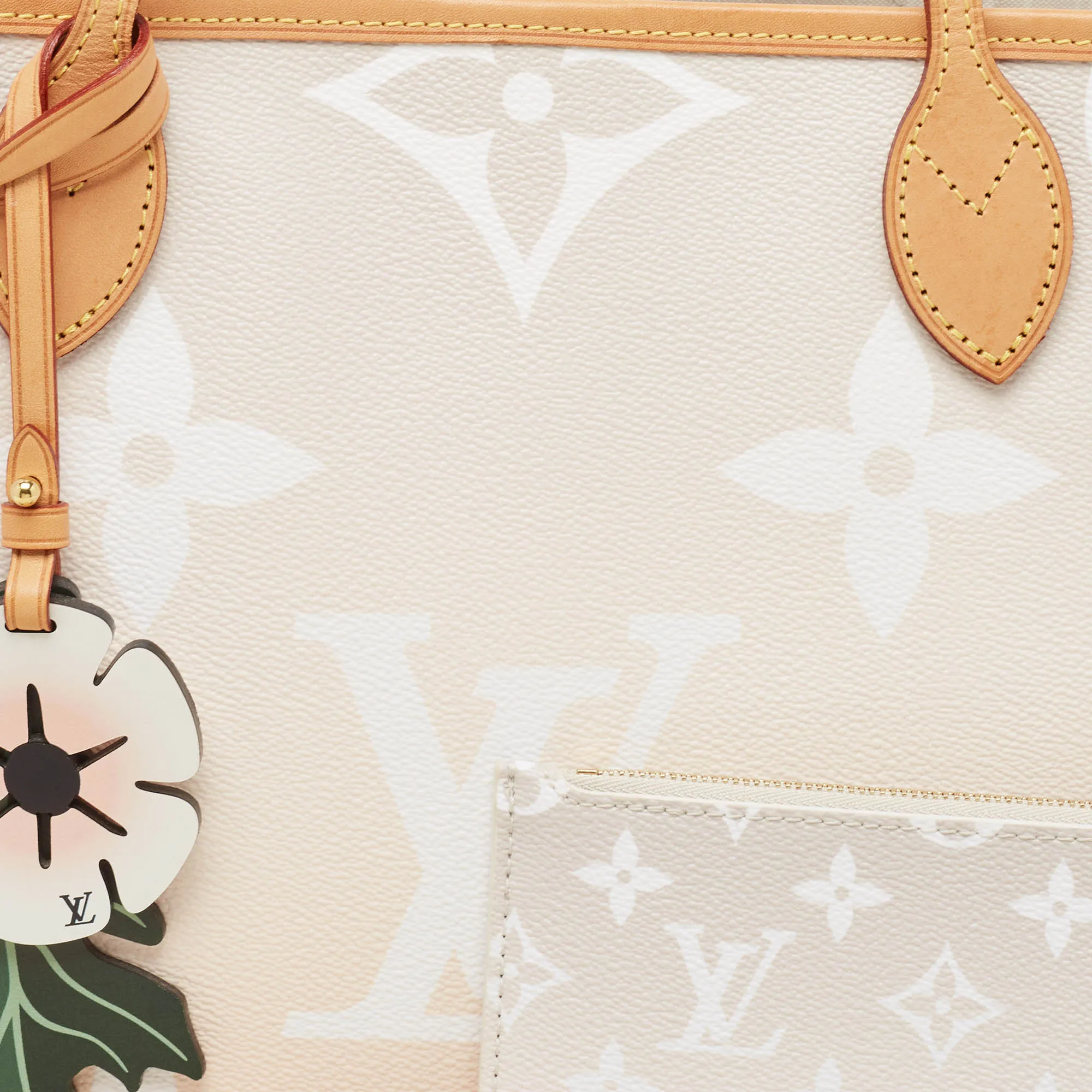 Louis Vuitton Brume Monogram Giant Canvas By The Pool Neverfull Mm Bag