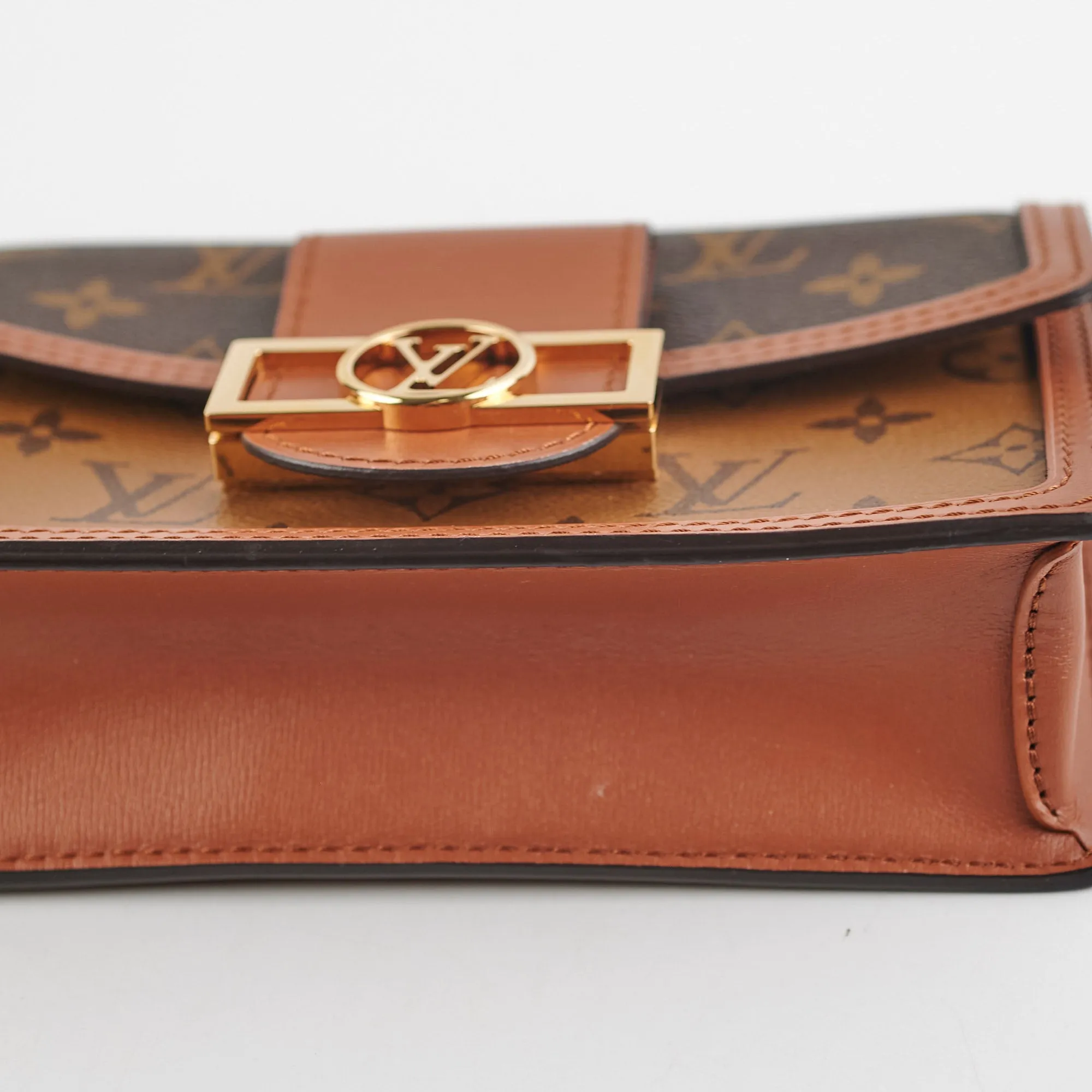 Louis Vuitton Dauphine Chain Wallet Monogram Bag