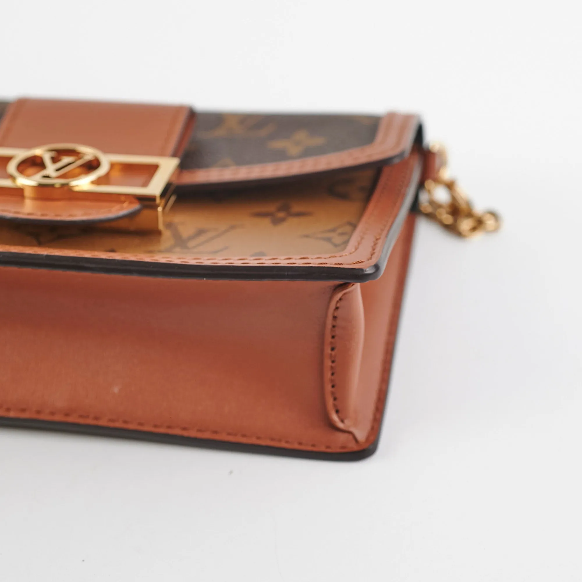 Louis Vuitton Dauphine Chain Wallet Monogram Bag