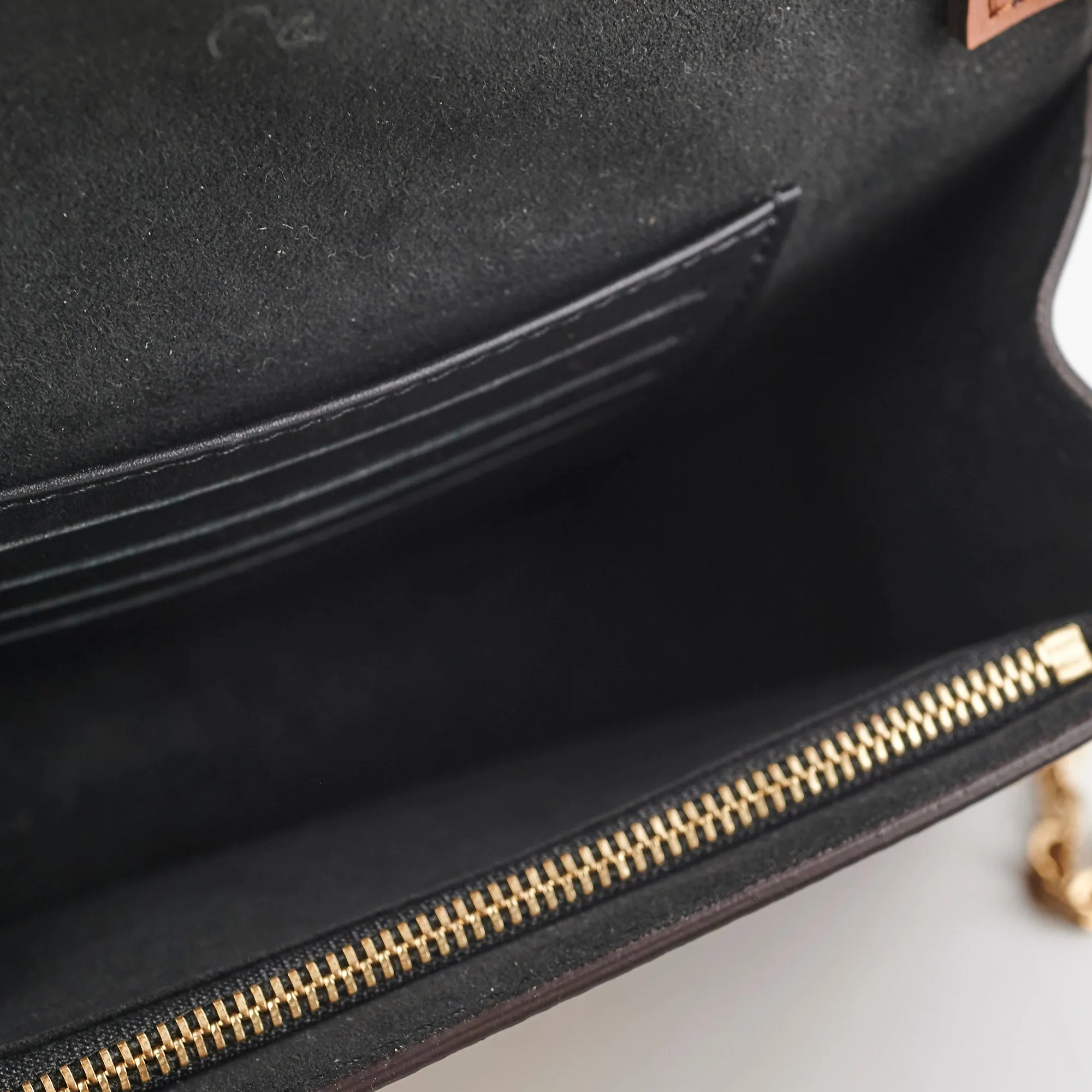 Louis Vuitton Dauphine Chain Wallet Monogram Bag