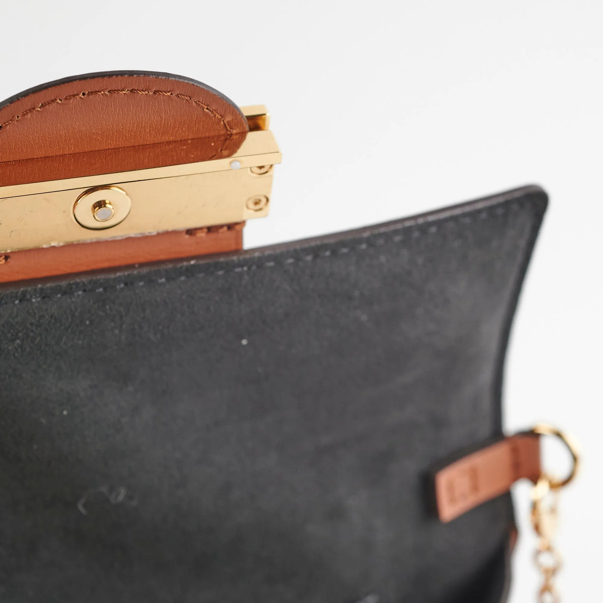 Louis Vuitton Dauphine Chain Wallet Monogram Bag