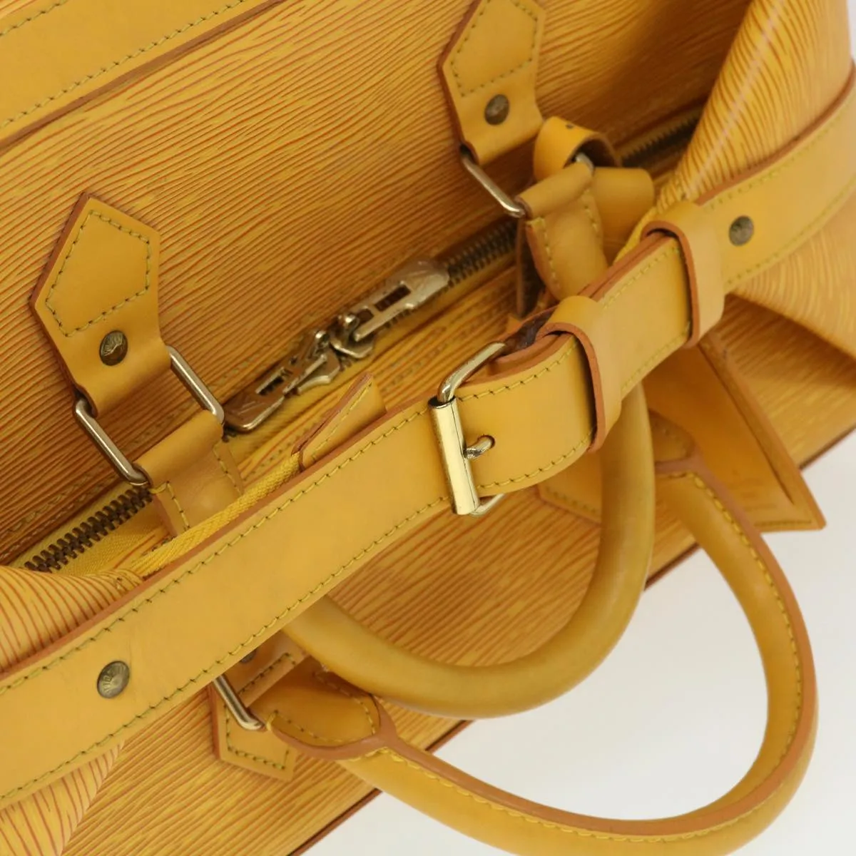 LOUIS VUITTON Epi Cruiser Bag 40 Boston Bag SPO Yellow 42905