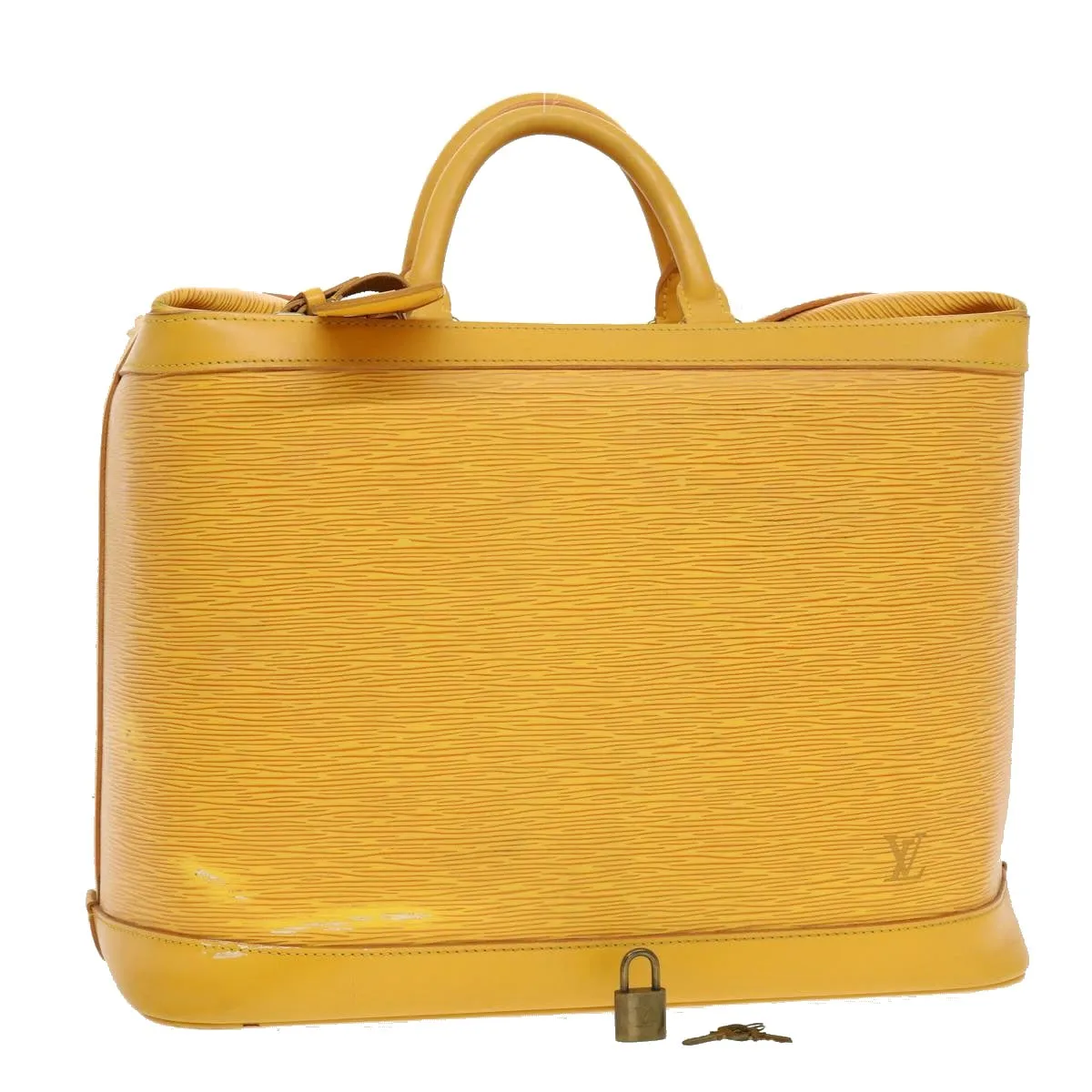 LOUIS VUITTON Epi Cruiser Bag 40 Boston Bag SPO Yellow 42905
