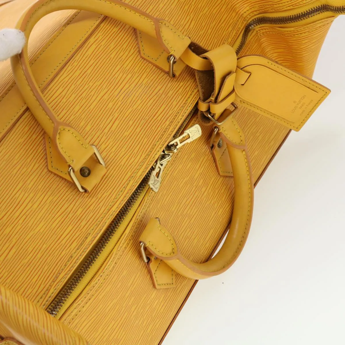 LOUIS VUITTON Epi Cruiser Bag 40 Boston Bag SPO Yellow 42905
