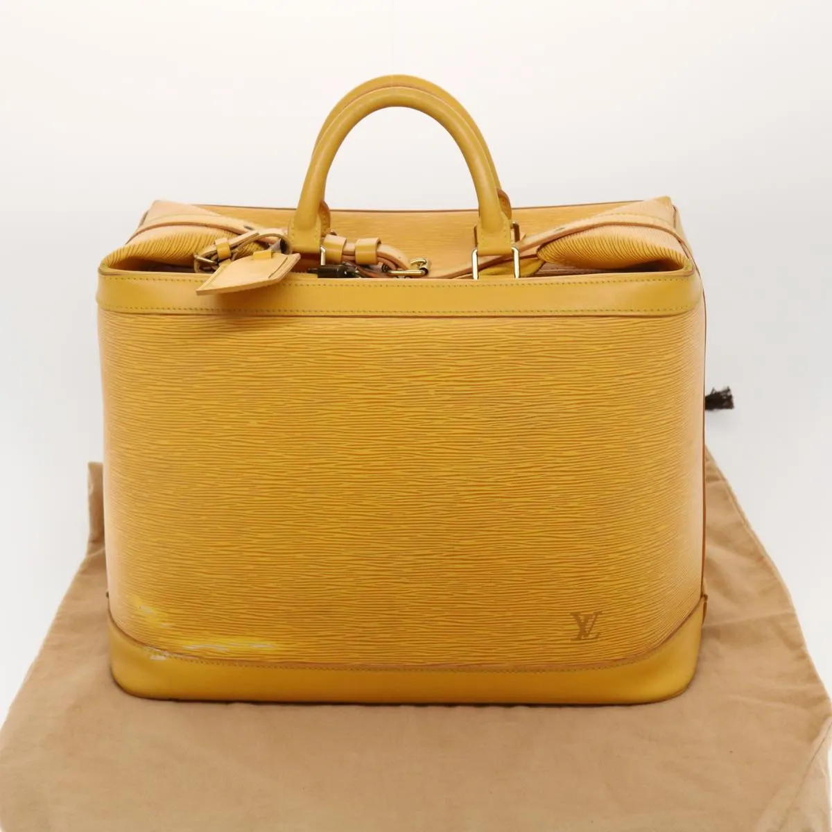 LOUIS VUITTON Epi Cruiser Bag 40 Boston Bag SPO Yellow 42905