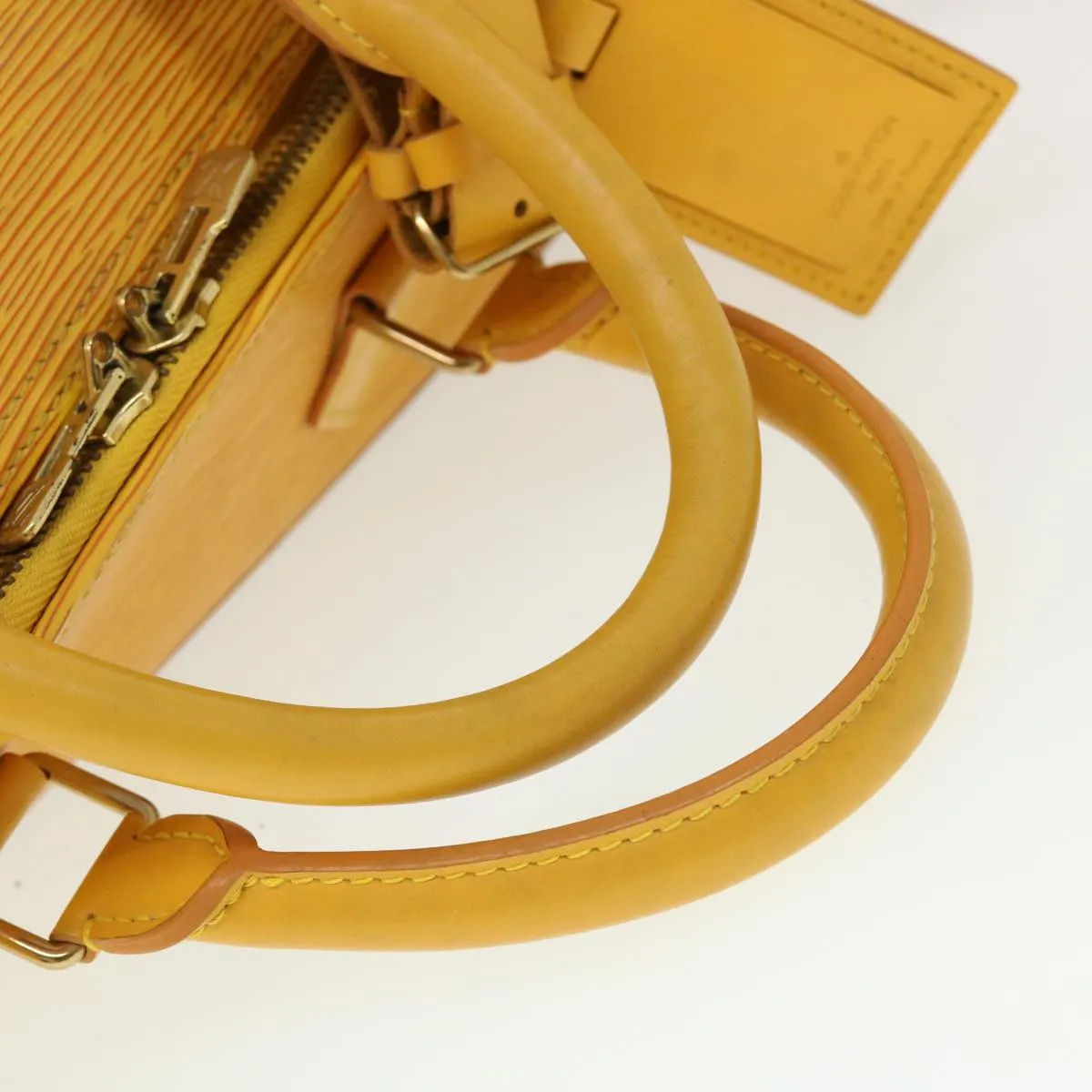LOUIS VUITTON Epi Cruiser Bag 40 Boston Bag SPO Yellow 42905