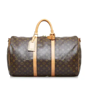 Louis Vuitton Keepall 50 Bandoulière Monogram Canvas