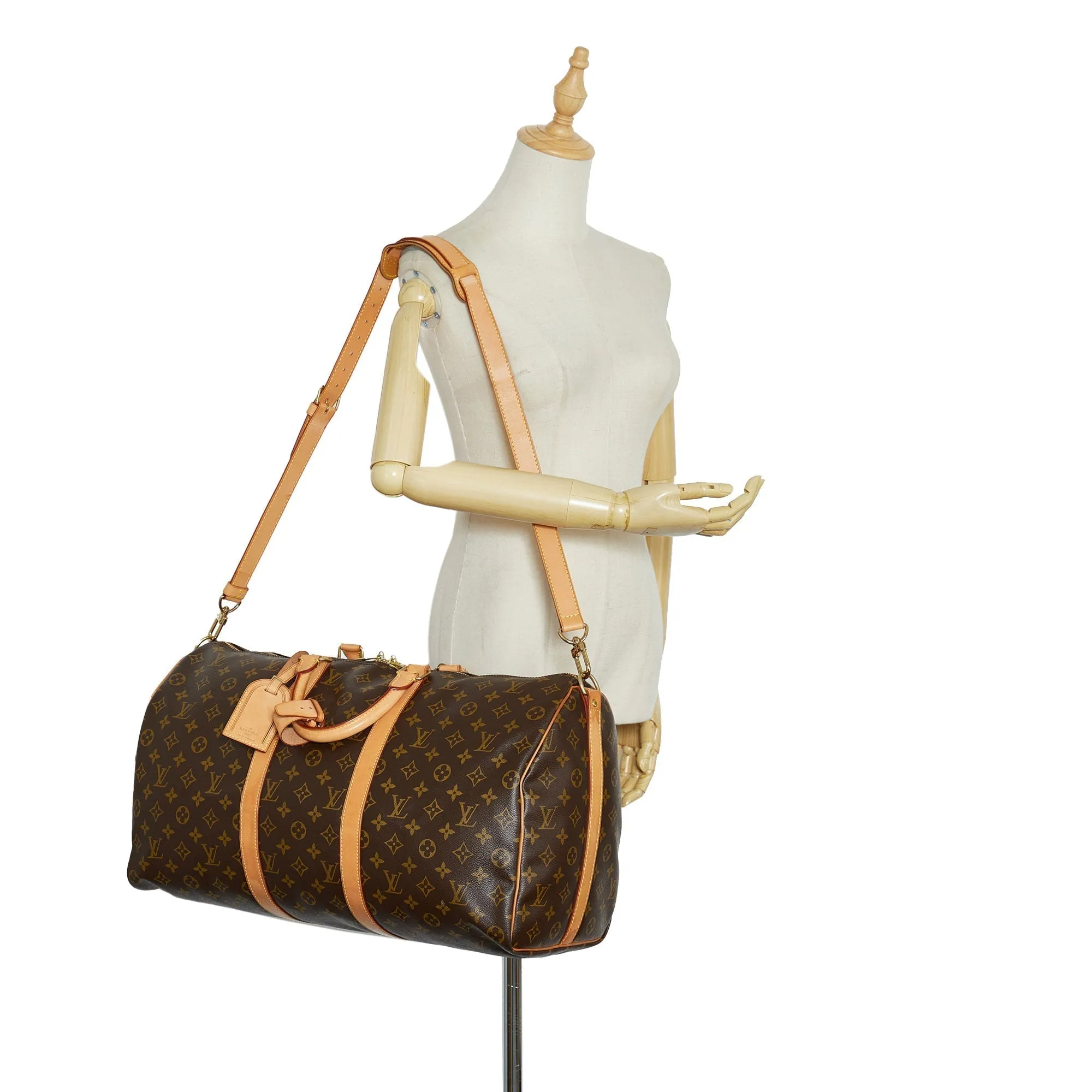 Louis Vuitton Keepall 50 Bandoulière Monogram Canvas