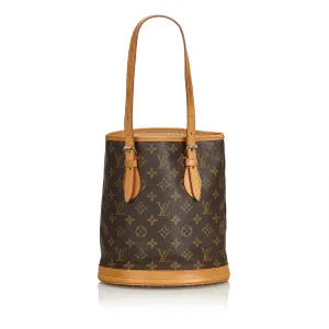 Louis Vuitton Monogram Petit Bucket Small Tote Bag