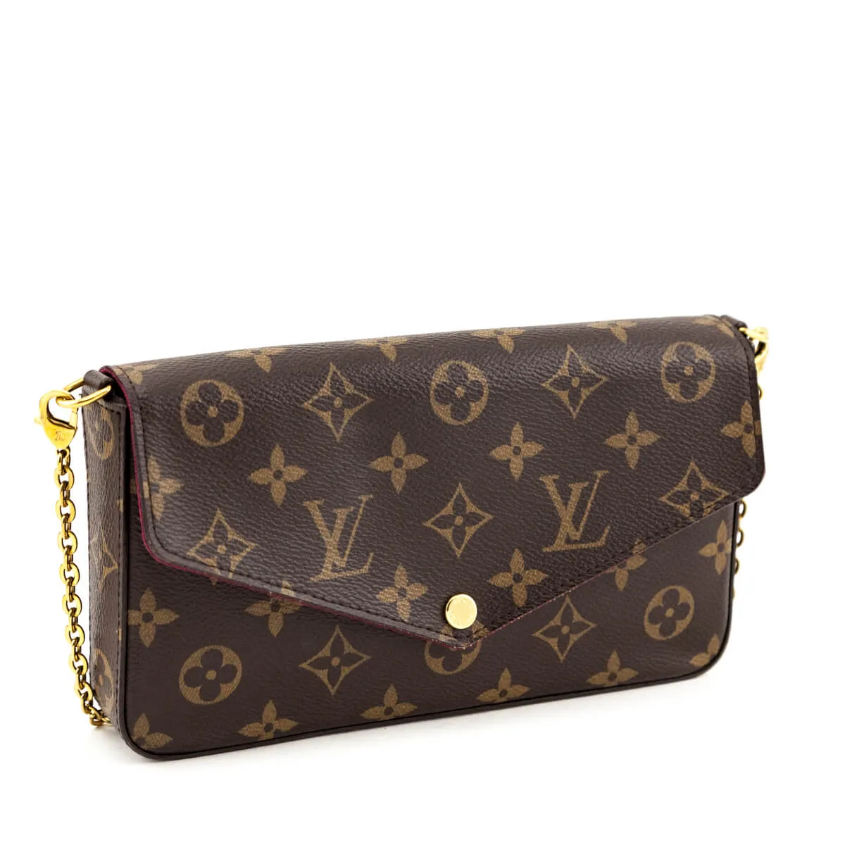 Louis Vuitton Monogram Pochette Felicie Chain Wallet