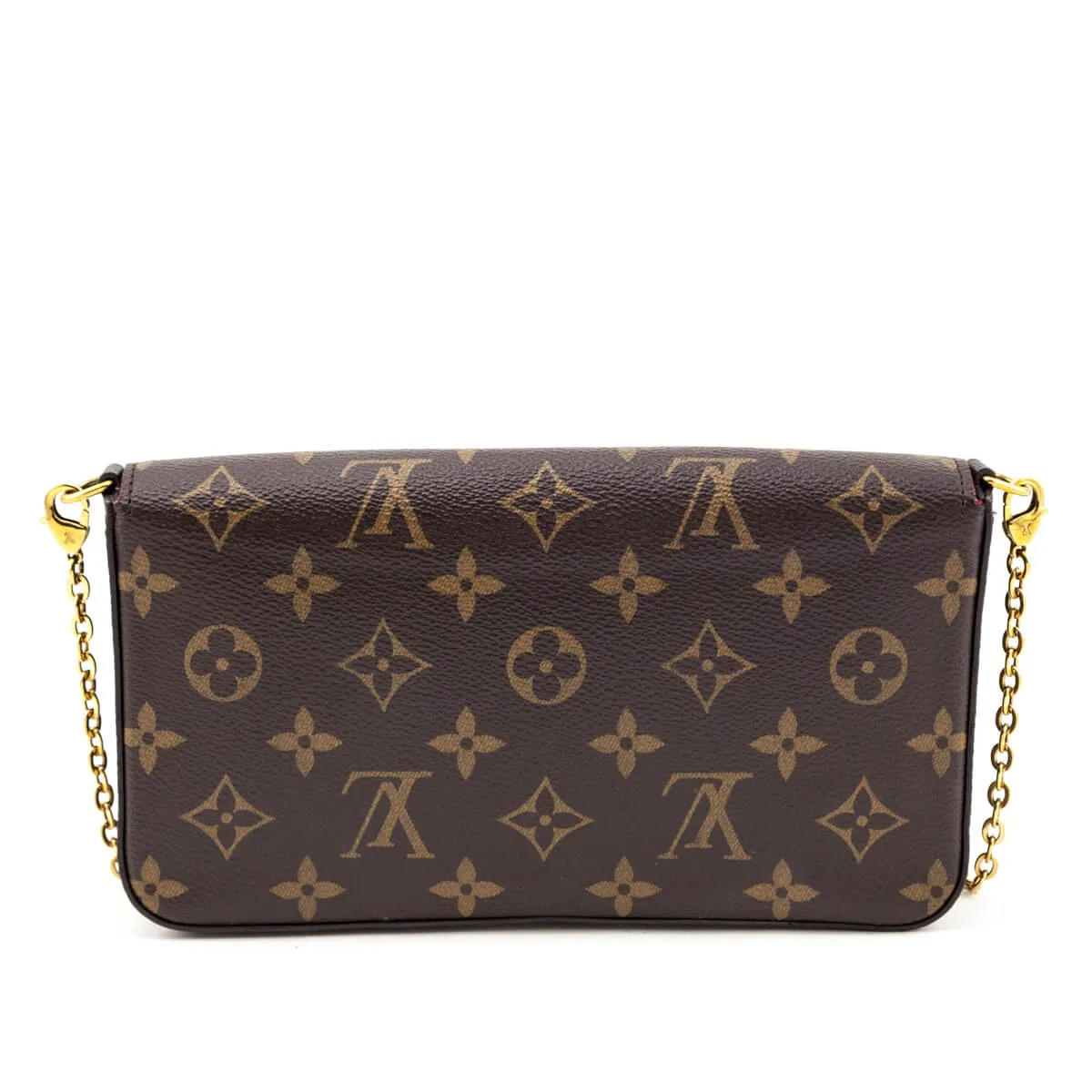 Louis Vuitton Monogram Pochette Felicie Chain Wallet