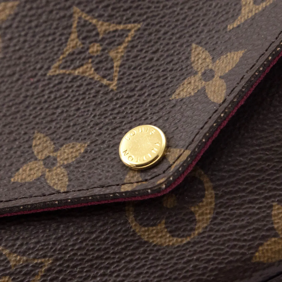 Louis Vuitton Monogram Pochette Felicie Chain Wallet