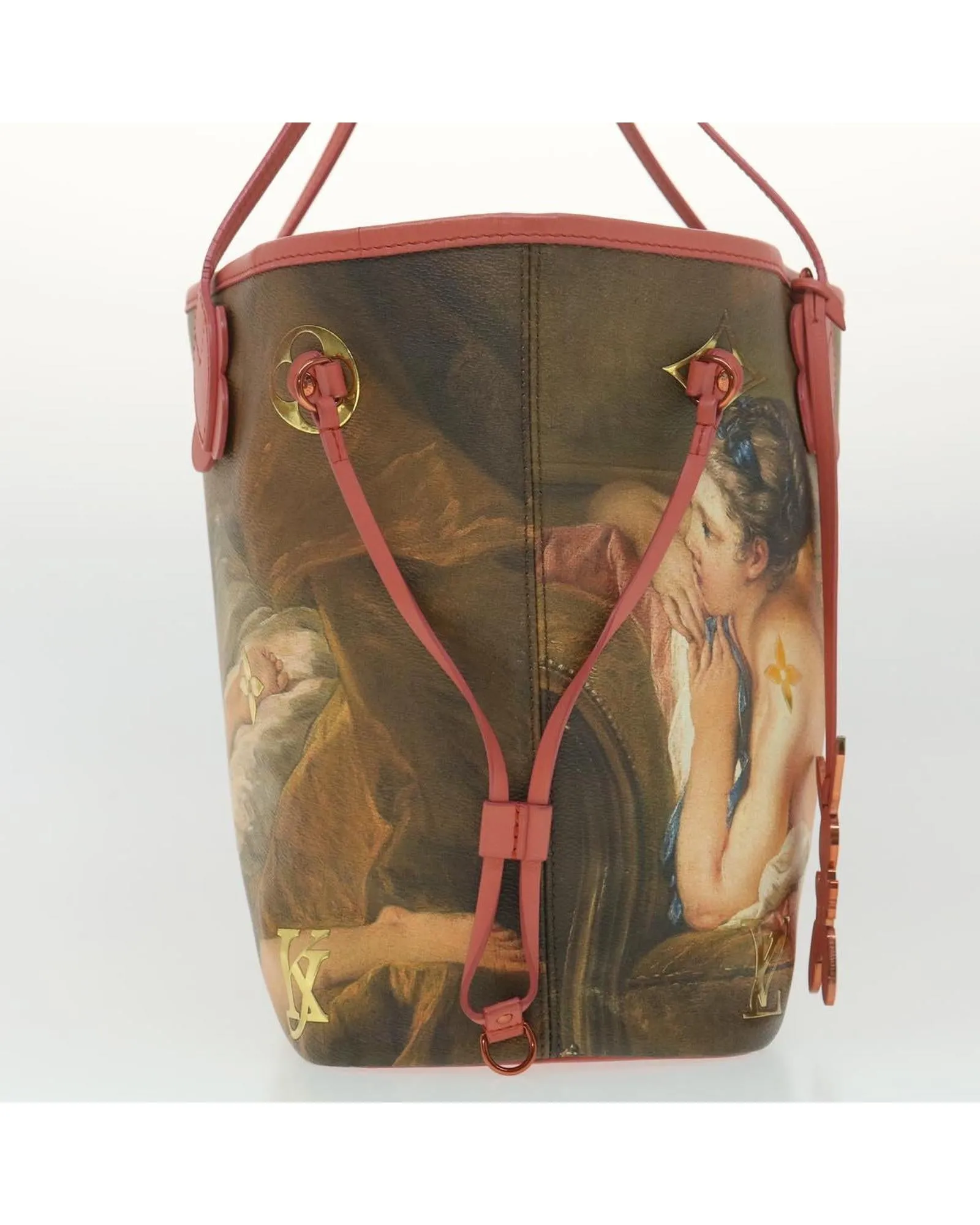Louis Vuitton Pink PVC Leather Tote Bag