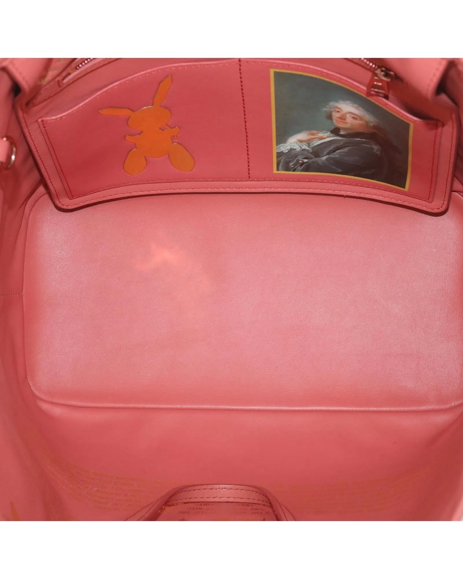 Louis Vuitton Pink PVC Leather Tote Bag