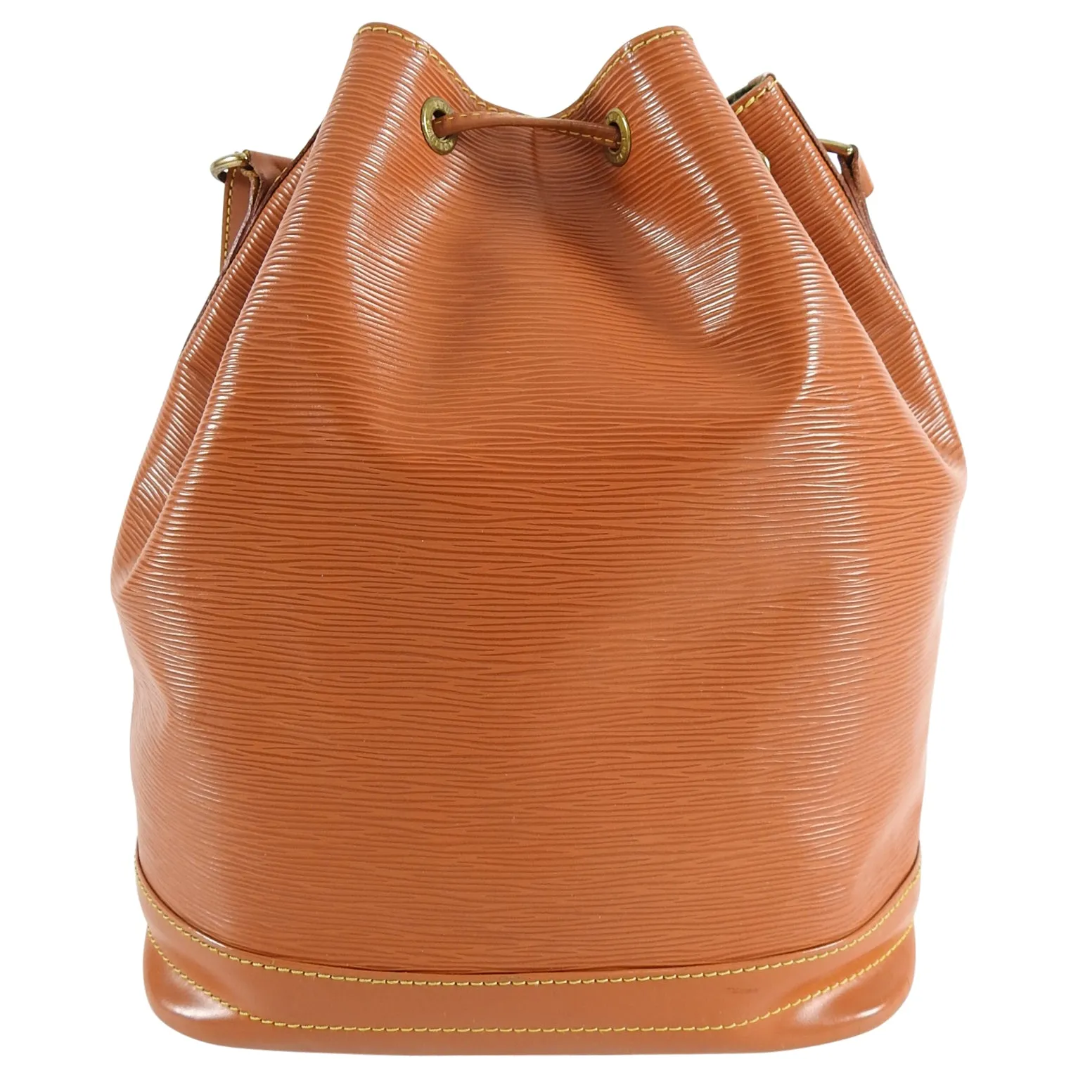 Louis Vuitton Vintage 1993 Tan Epi Leather Noe GM Bucket Bag