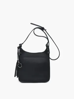 LUCINDA SQUARE CROSSBODY BLACK