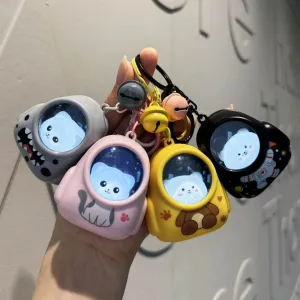Luminous Animal Backpack Keychain | Cute Animal Keyring