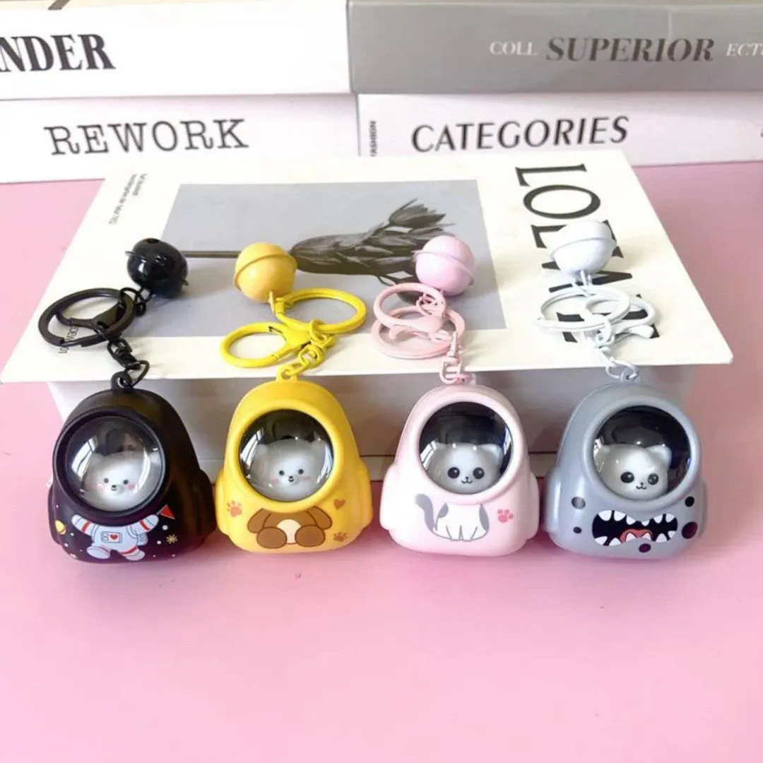 Luminous Animal Backpack Keychain | Cute Animal Keyring