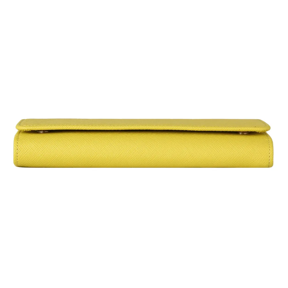 MAC&LOU Bifold Wallet Vegan Leather Yellow