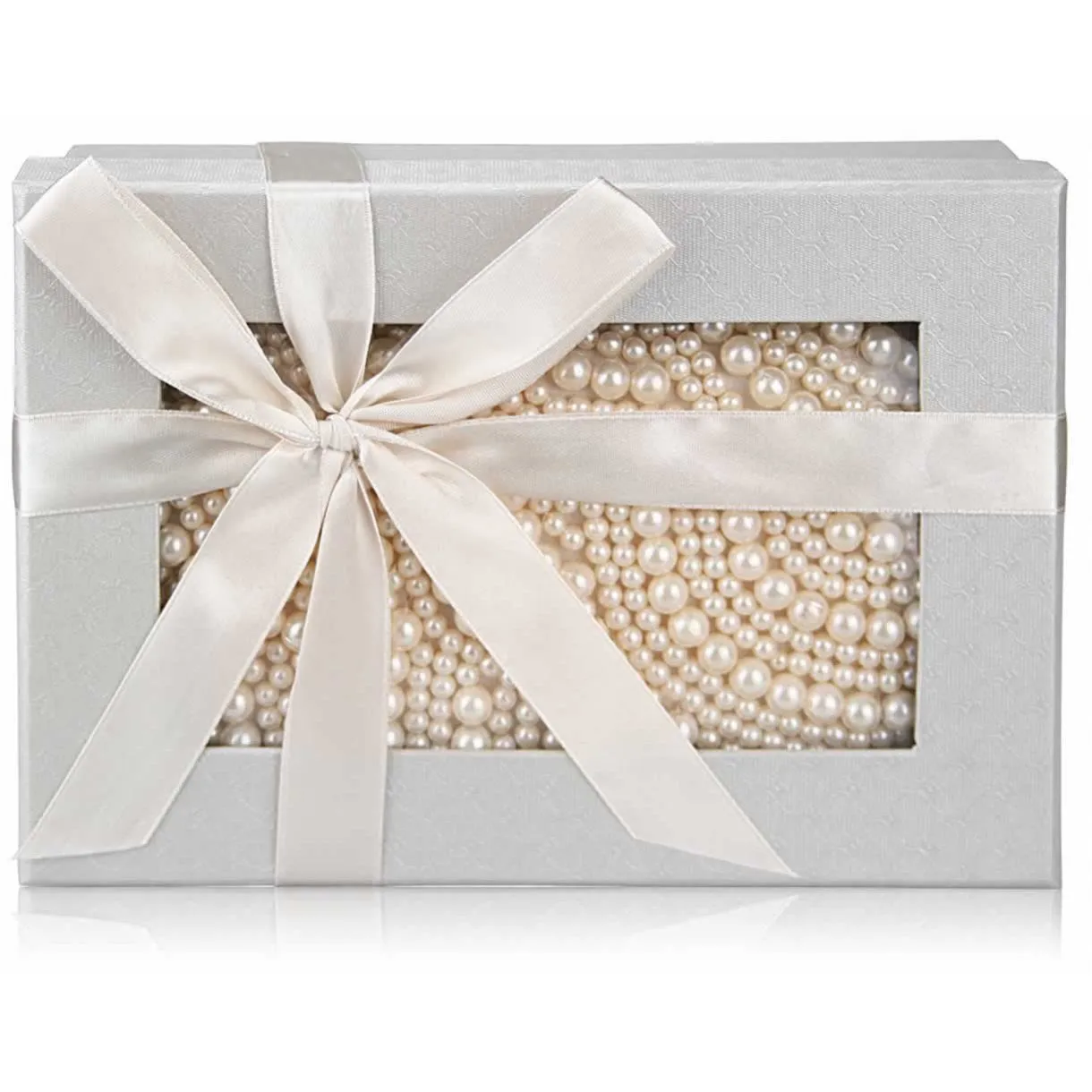 Maddie Pearl Clutch Bag - Champagne