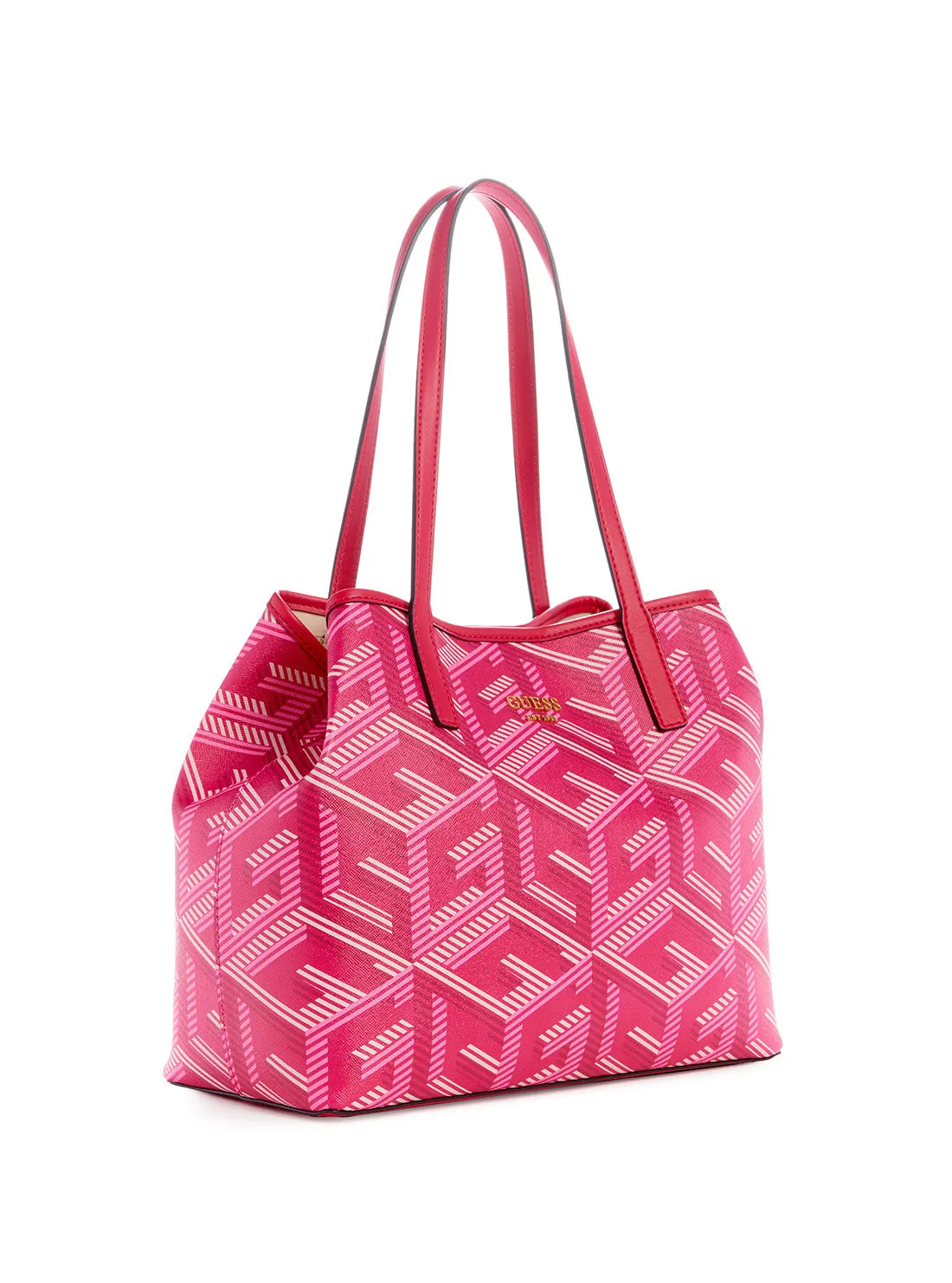 Magenta Logo Vikky Tote Bag