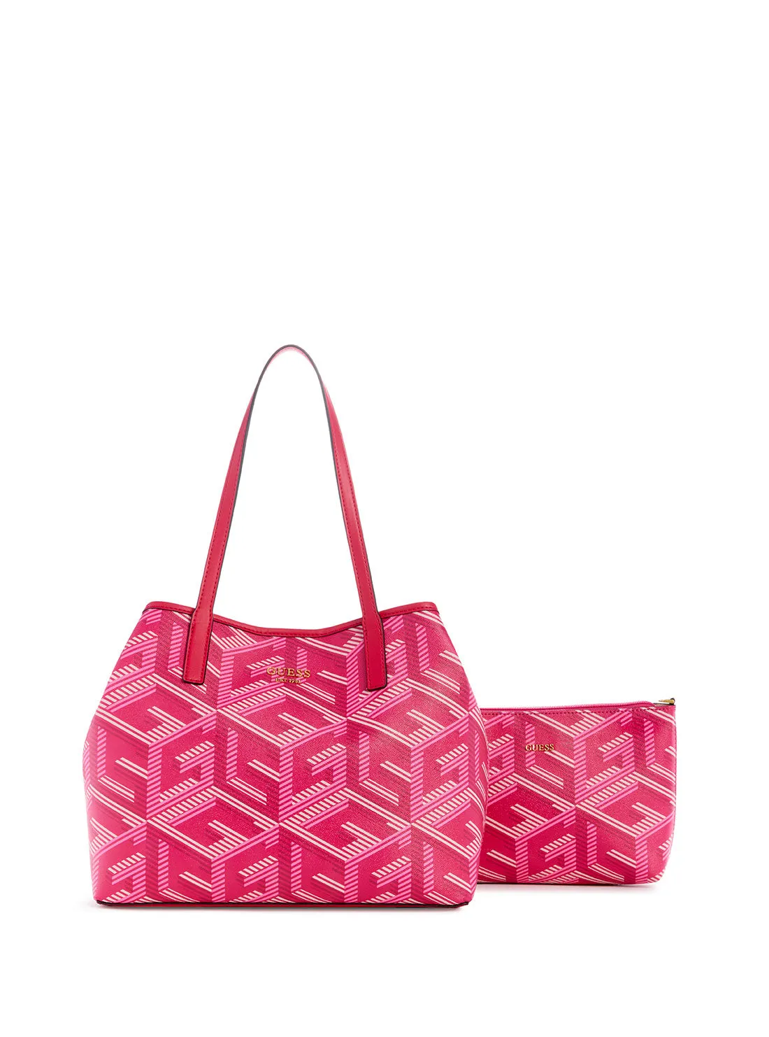 Magenta Logo Vikky Tote Bag