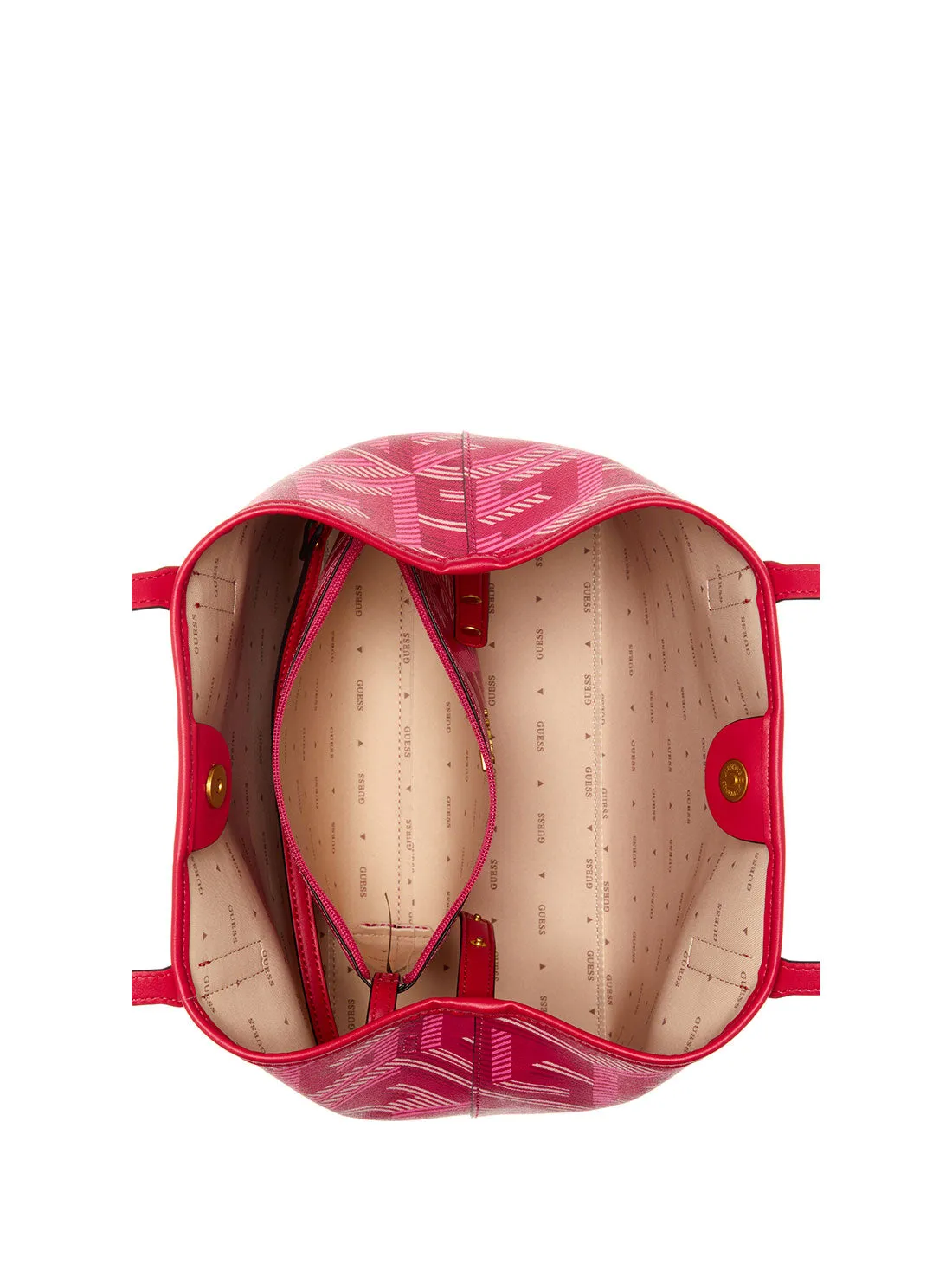 Magenta Logo Vikky Tote Bag