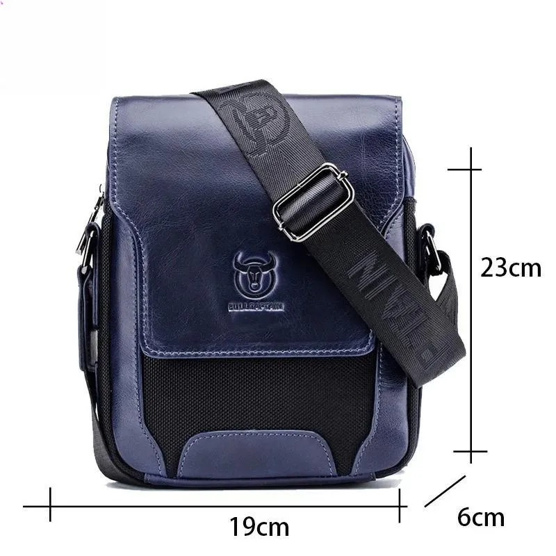 Man Messenger Bag Men Genuine Leather Shoulder Bags Business Crossbody Casual Bag