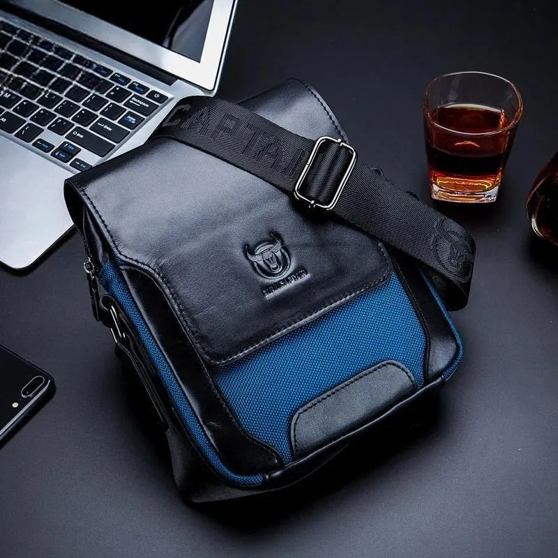 Man Messenger Bag Men Genuine Leather Shoulder Bags Business Crossbody Casual Bag