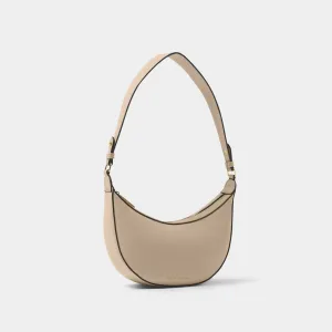 Marni Shoulder Bag | Light Taupe & Charcoal
