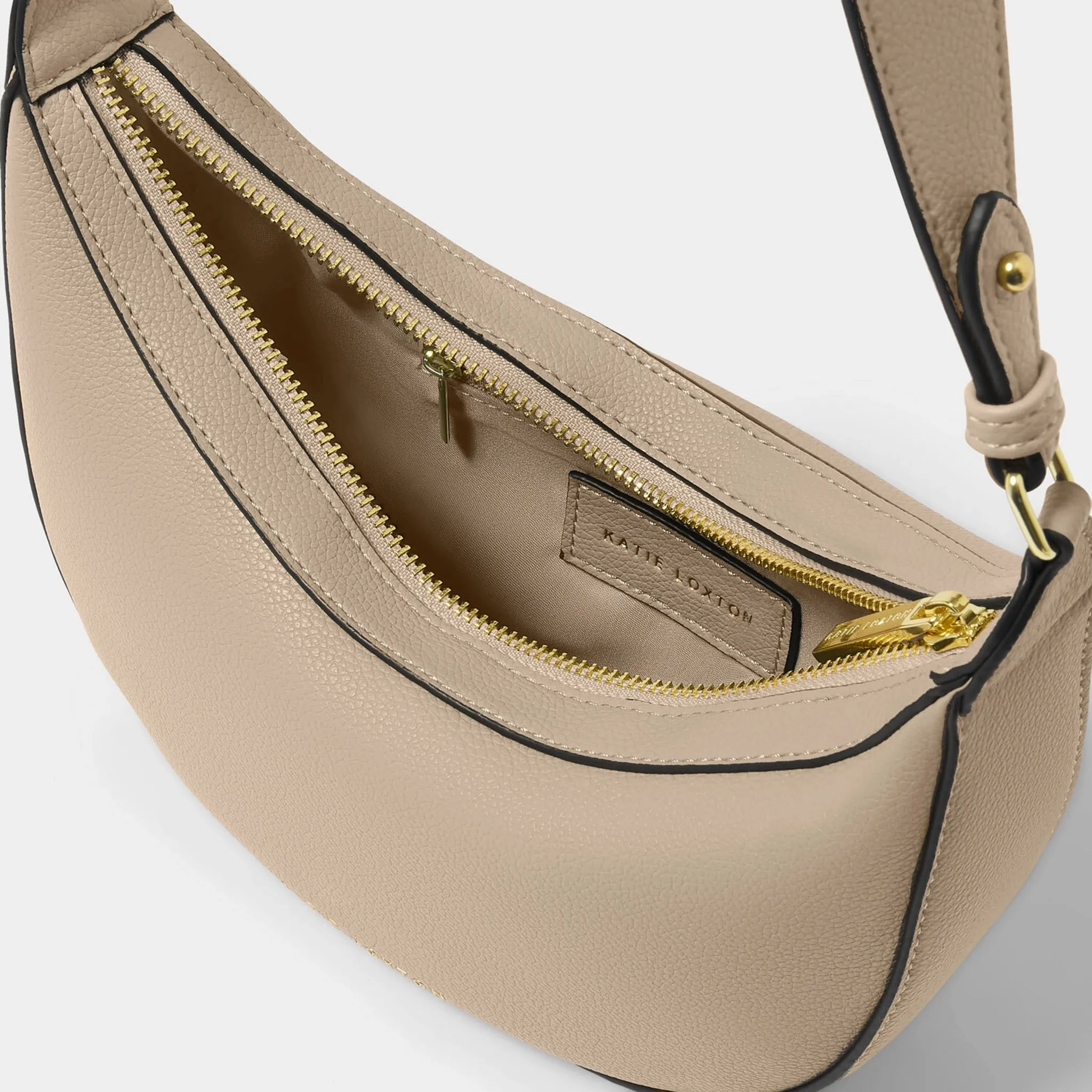 Marni Shoulder Bag | Light Taupe & Charcoal
