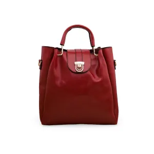 Maroon Formal Hand Bag P54314