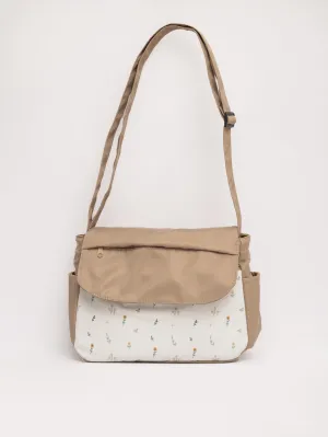 Meadow Floral Beige Multi-Carry Crossbody Bag