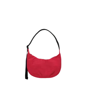 MEDIUM NYLON CRESCENT BAG CANDY APPLE