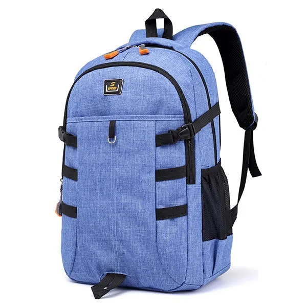 Men Oxford Large Capacity Casual Travel Backpack