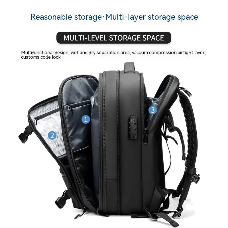Men's Business Travel Backpack - Multifunction Large-capacity