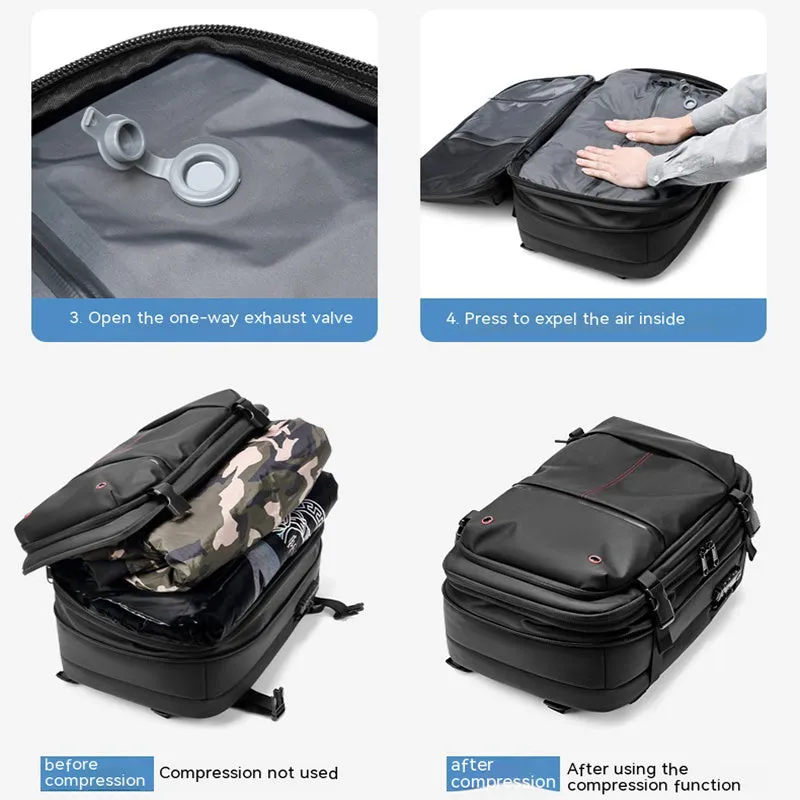 Men's Business Travel Backpack - Multifunction Large-capacity