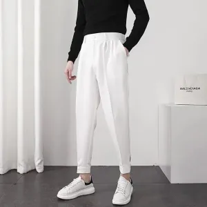 Men's Korean Style Elastic Waist  Pants
